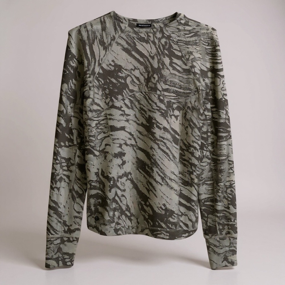 Lululemon It’s Rulu Run Long Sleeve Jacquard Top – Liquidize Camo (Size 8, NWT) - Picture 3 of 4